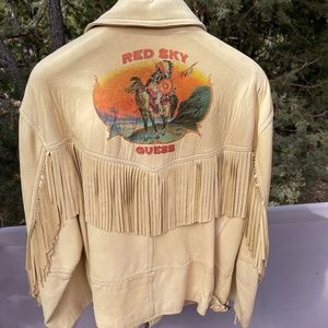 Guess Leather Dear-Skin Fringe